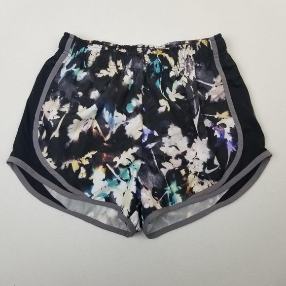 nike floral running shorts